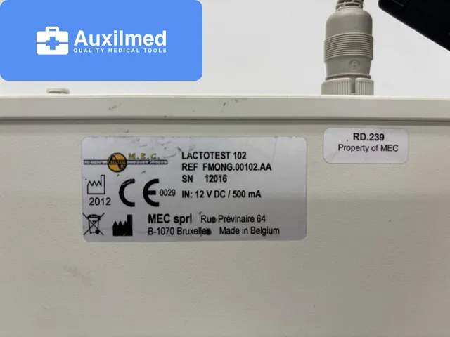 M.E.C. Lactotest 102 Breath Tester