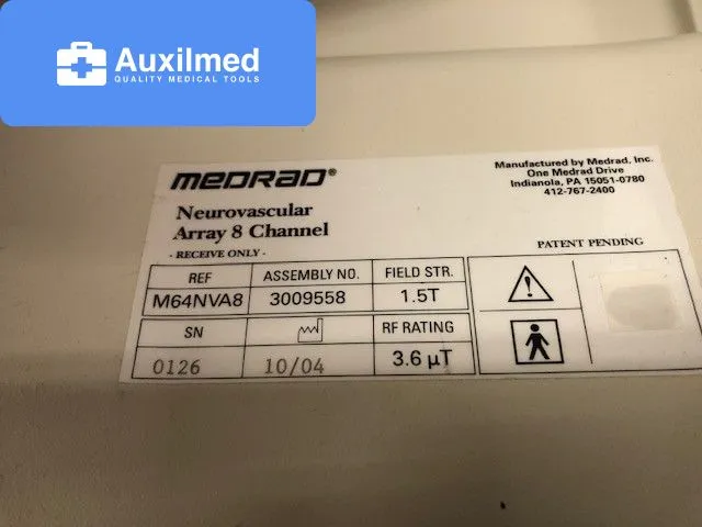 GE/ Medrad  Neurovascular MRI Coil
