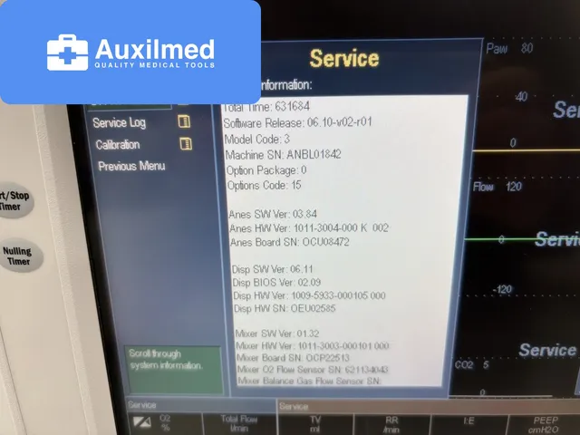 GE Datex-Ohmeda S/5 Avance Anesthesia System