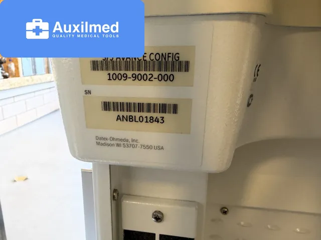 GE Datex-Ohmeda S/5 Avance Anesthesia System